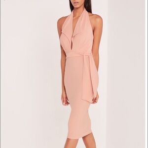 COPY - Blush Pink halter dress